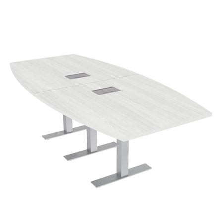 Skutchi Designs 45 in W, 96 in L, 29 in H, Engineered Wood Top, White HAR-BOT-46x93-T-ELEC-WHITECYPRESS
